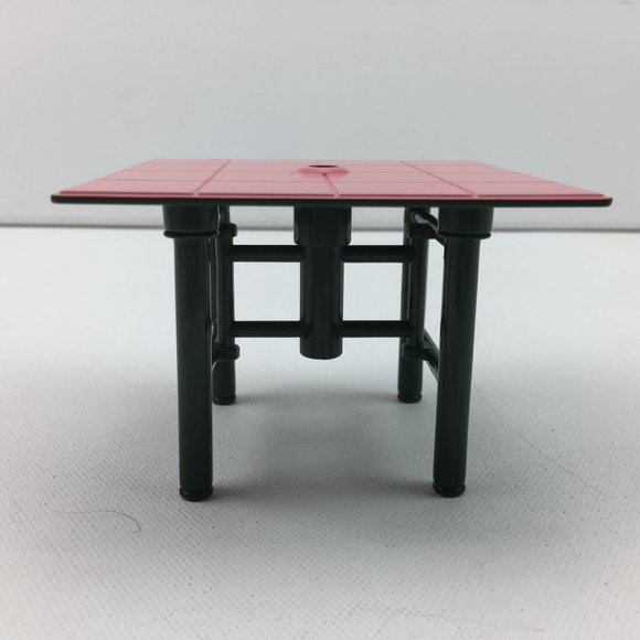 Fisher Price Table Dollhouse Furniture Dining Room Set Chairs Silverware Place S - Picture 5 of 16